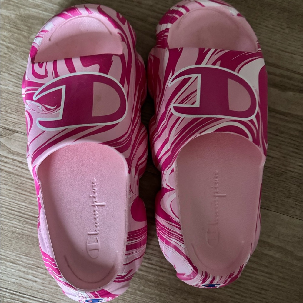Champion Pink Slide Sandals